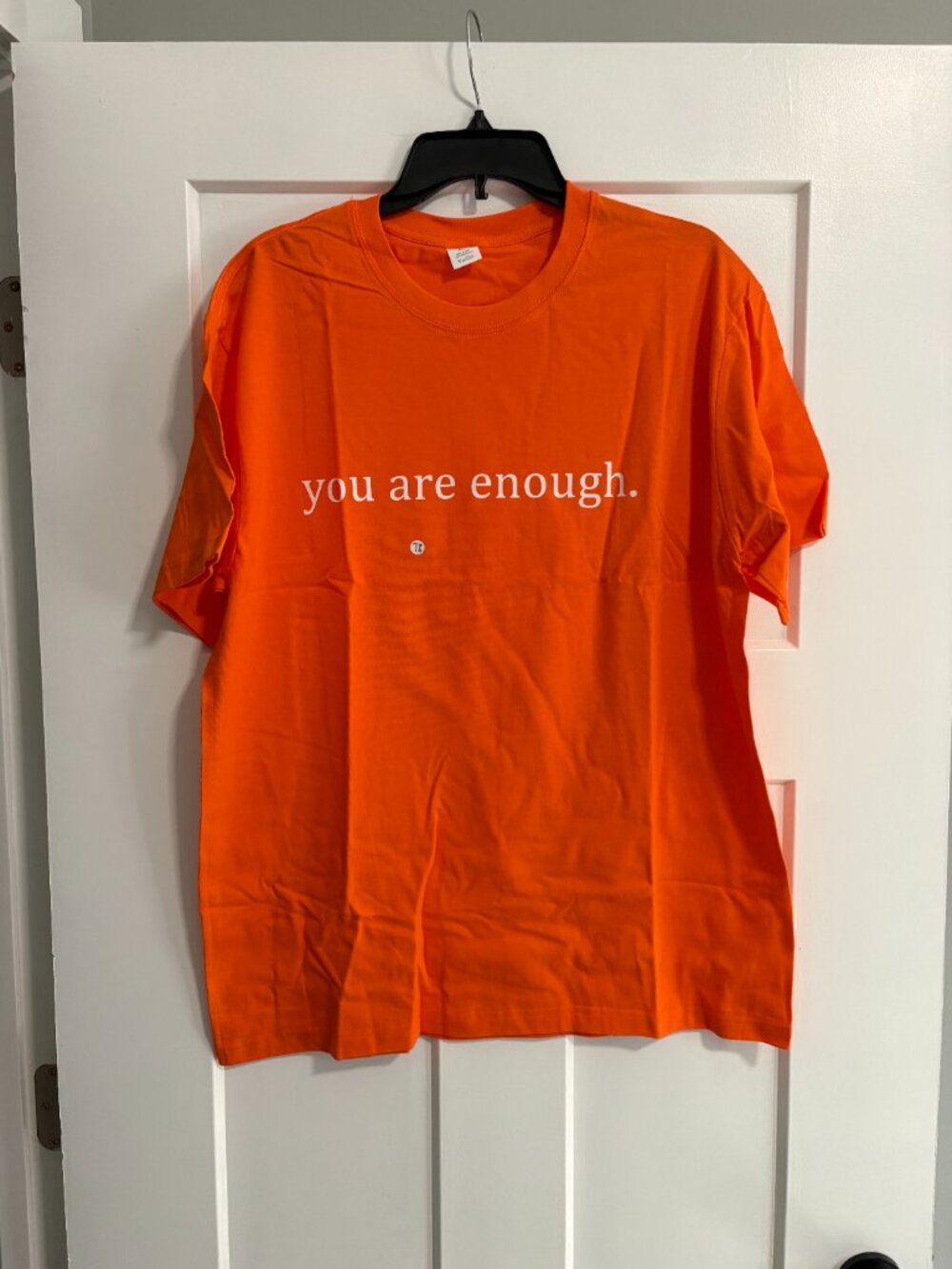 You are Enough Person Behind Me T-Shirt Shirt Orange sz XL NEW